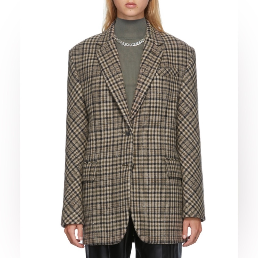 DRAE Plaid Blazer